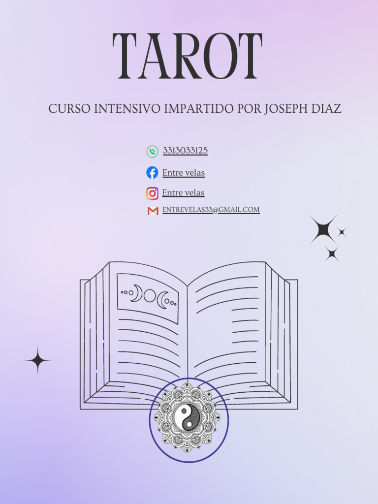 Curso Intensivo de Tarot con Joseph Díaz | PDF | Tarot