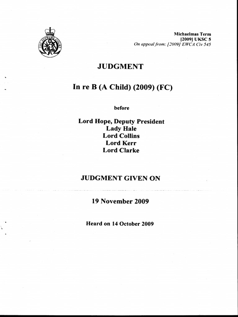 Appeal Judgment on Child Custody Case | PDF | Judgment (Law) | Appeal