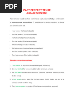 30 Ejemplos de Pasado Perfecto en Inglés | PDF | Verbo | Tipología ...