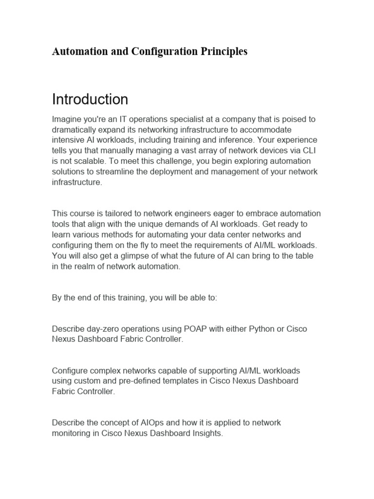 Automating AI Workloads on Cisco UCS | PDF | Computer Networking ...