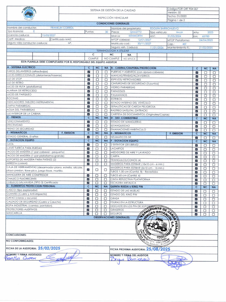 Check Listo Qaa2772 | PDF