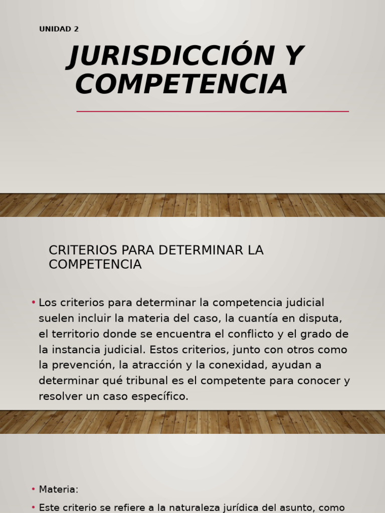 Jurisdicción y Competencia | PDF