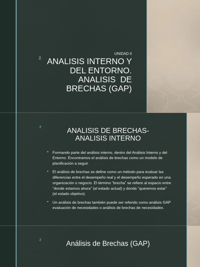 Analisis de Brechas Unidad Ii | PDF | Marketing | Economias