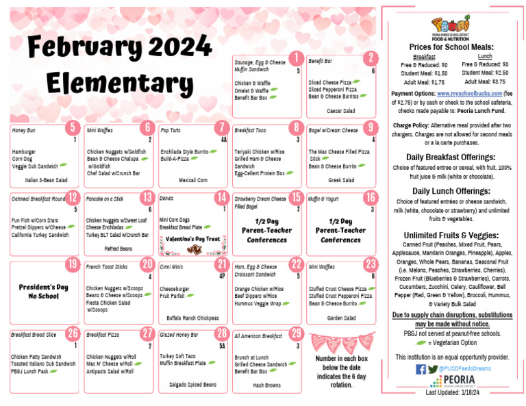 October Lunch Menu 2023 | PDF | Meal | Lunch