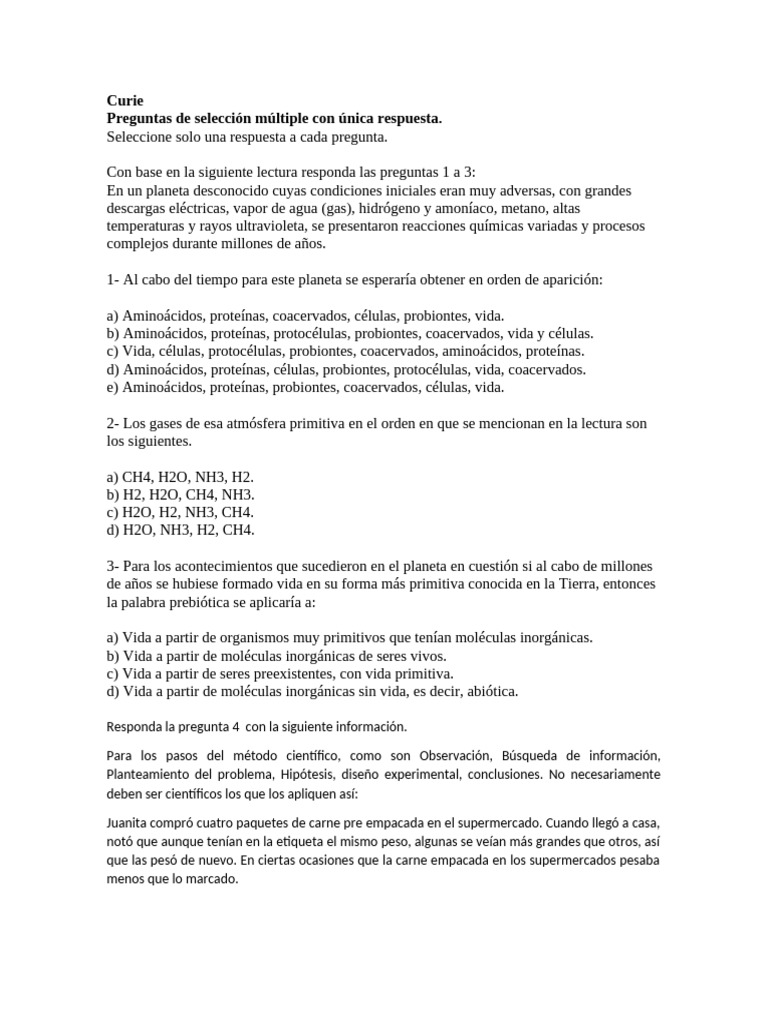 Evolución de probiontes en planetas extremos | PDF | Metano | Amoníaco
