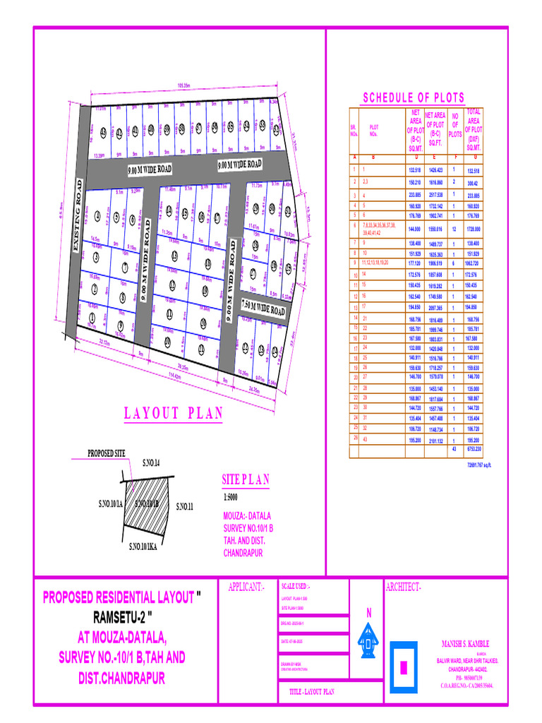 Proposed Residential Layout Plan | PDF