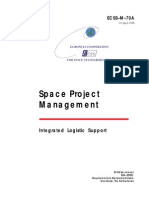 ECSS-M-70A Integrated Logistic Support (19 April 1996)