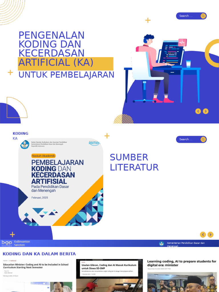 Pengenalan Koding dan Kecerdasan Artifisial | PDF