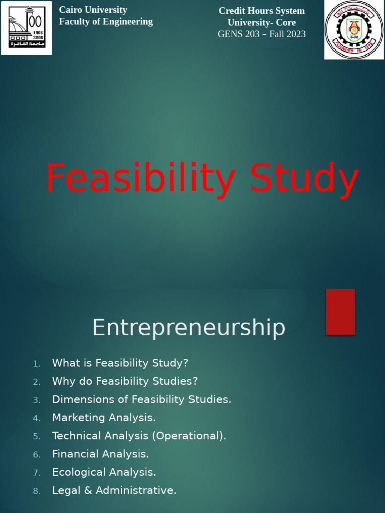 Feasibility Study Overview and Analysis | PDF | Feasibility Study | Expense