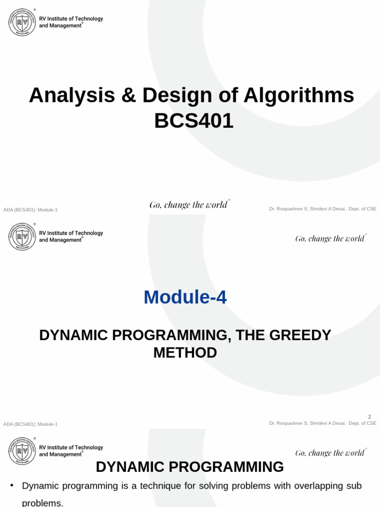 Dynamic Programming in Algorithms | PDF | Dynamic Programming | Vertex ...