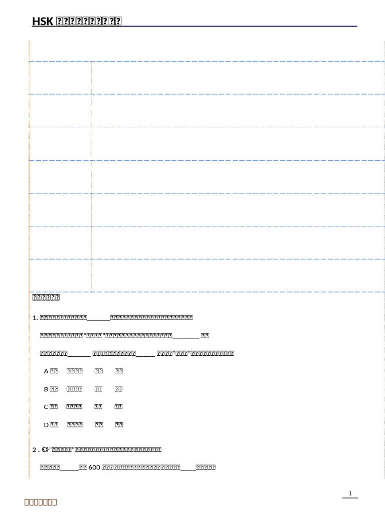 Bản Sao Của HSK六级突破(成语) | PDF