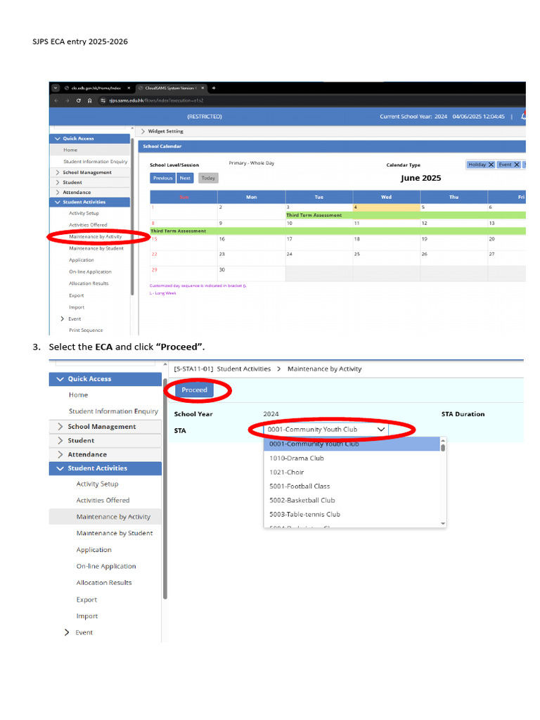 SJPS ECA Entry Guide 2025-2026 | PDF