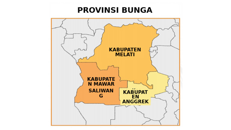 Peta Provinsi Bunga | PDF