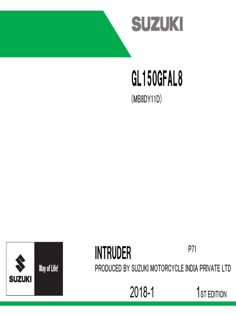 Gl150 Intruder 2018 | PDF | Engines | Internal Combustion Engine