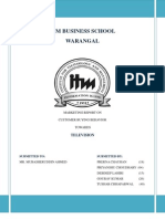 Itm Business School Warangal: Marketing Report On Customer Buying Behavior Towards