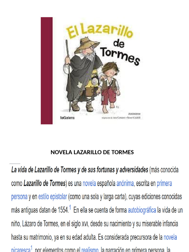 Lazarillo de Tormes | PDF