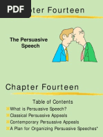 Pursuasive Speech