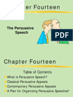 Pursuasive Speech