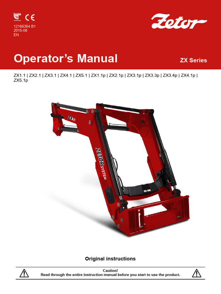 Trima 3.0P Operator's Manual | PDF | Tractor | Loader (Equipment)