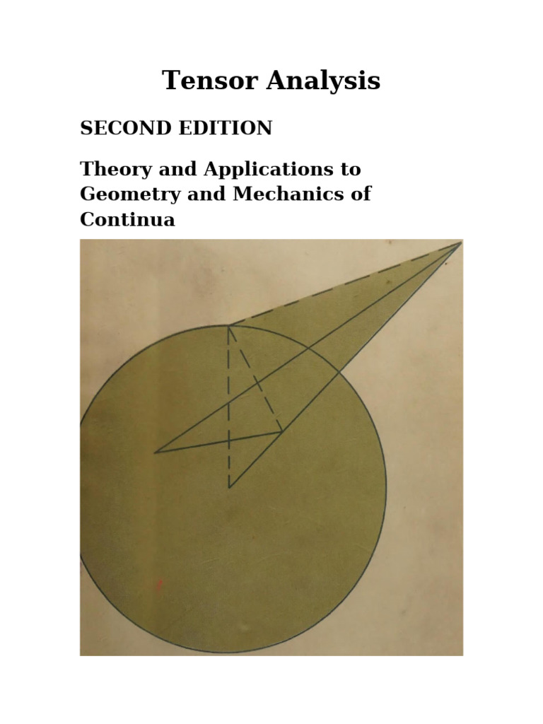 Tensor Analysis: Geometry & Mechanics | PDF | Tensor | Euclidean Vector