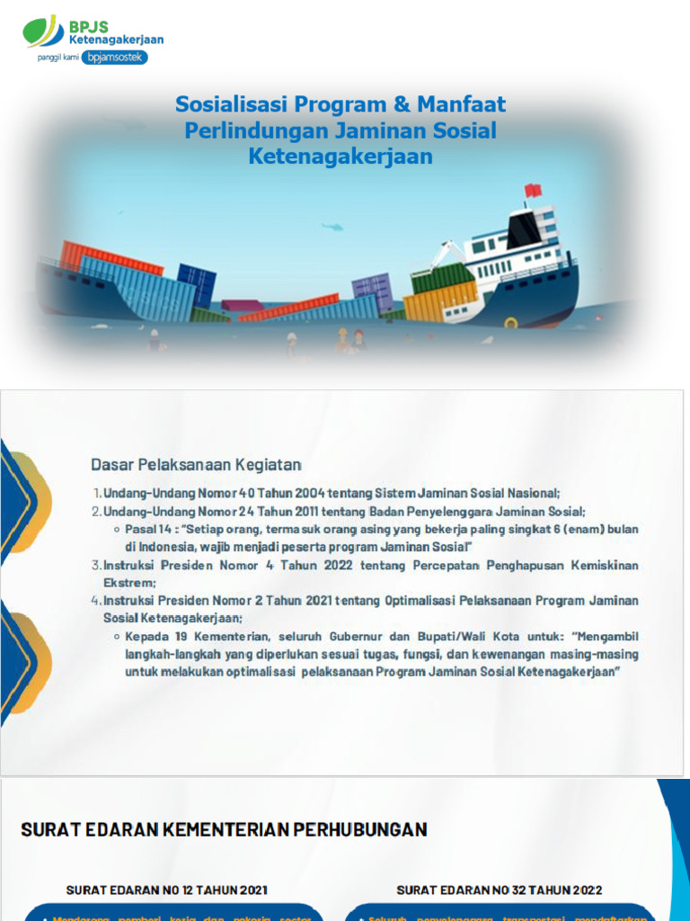 Manfaat Program BPJS Ketenagakerjaan | PDF