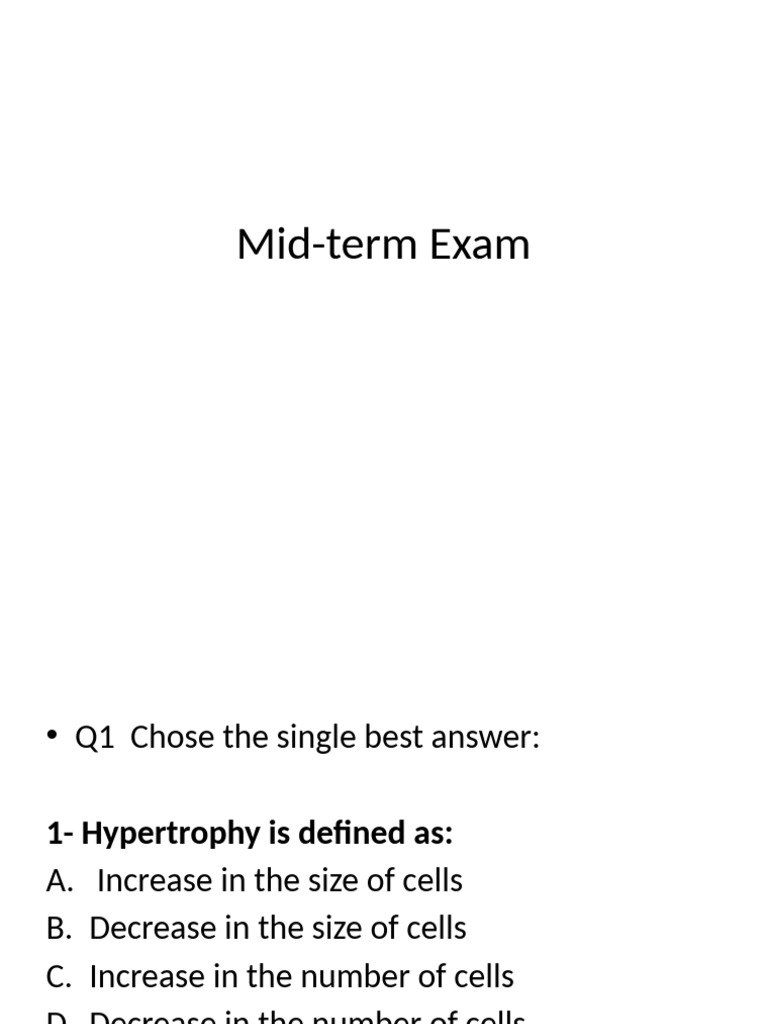 Exam in Cell Inj, Inflam, Healing | PDF | Inflammation | White Blood Cell