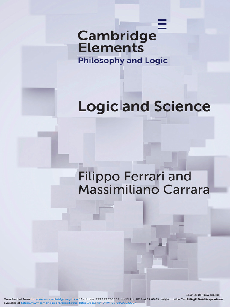 Logic and Science: Anti-Exceptionalism Explained | PDF | Logic | Science