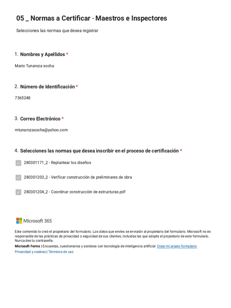 05 - Normas A Certificar - Maestros e Inspectores | PDF