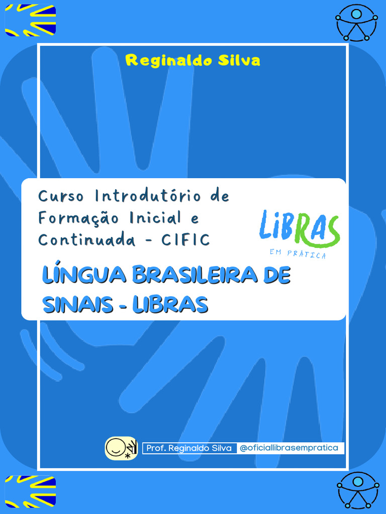 Curso Introdutório de Libras - CIFIC | PDF | Aprendizado | Linguagem de ...