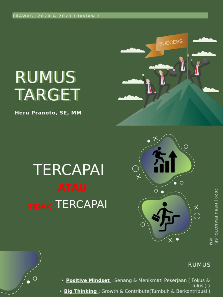 Rumus Mencapai Target Kerja 2023 | PDF