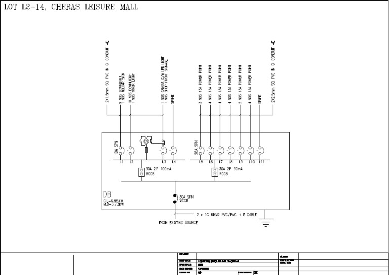 Single Line Diagram-Model | PDF