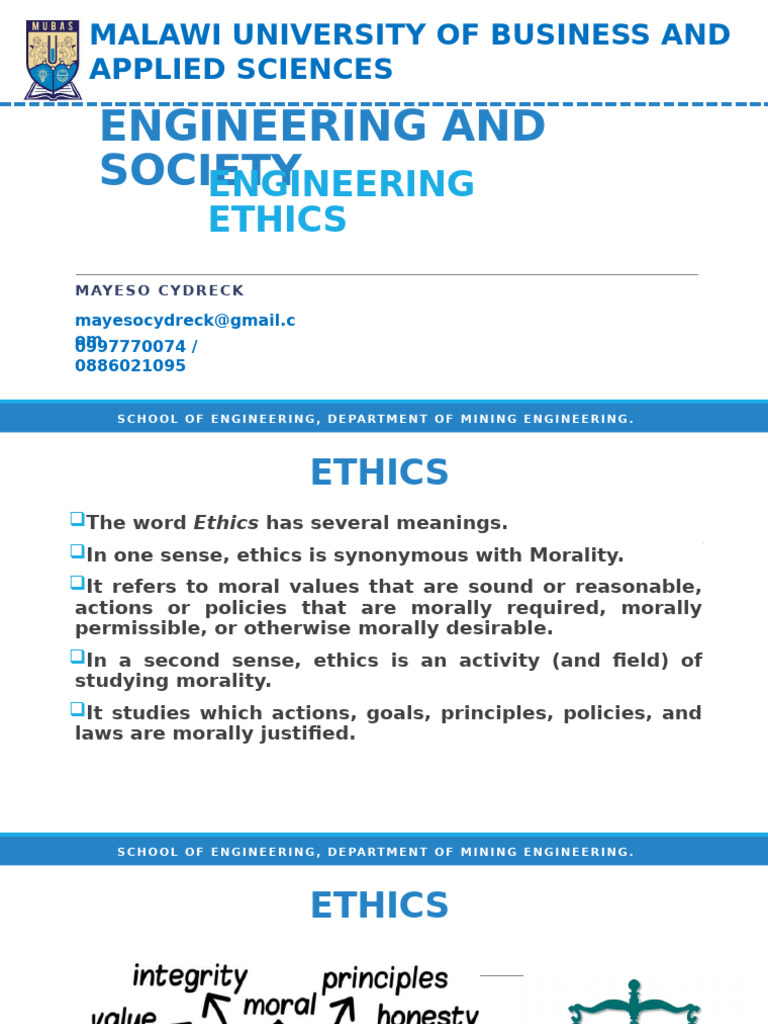 Engineering Ethics and Responsibilities | PDF | Morality | Conflict Of ...