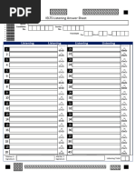 IELTS Writing Task 1 Answer Sheet | PDF | International English ...