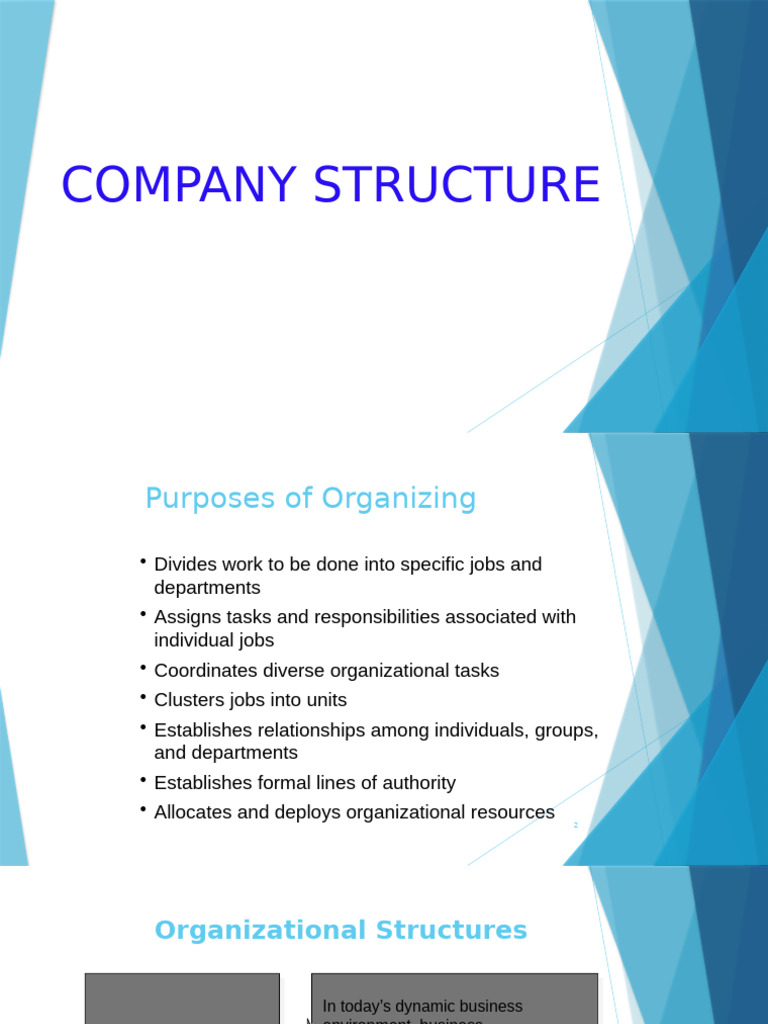 Topic 2 - Organizational Structure | PDF | Organizational Structure ...