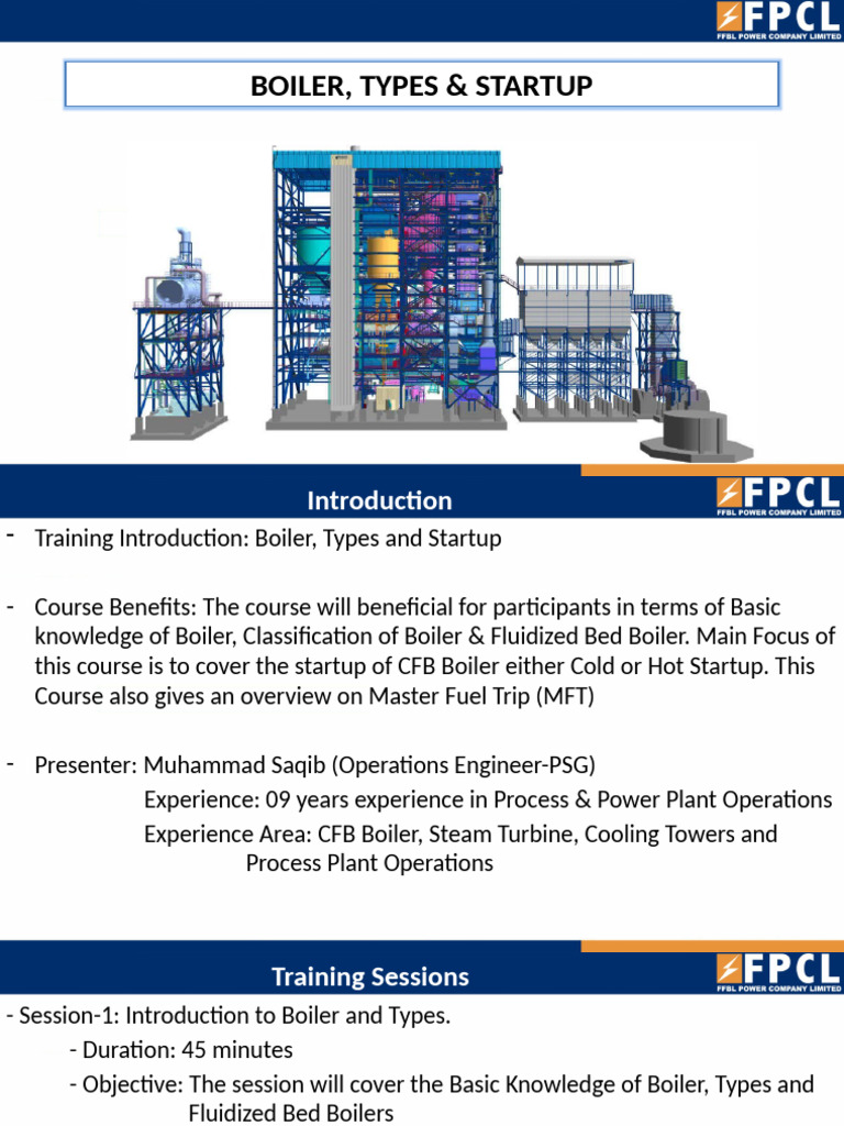 Boiler Types and Startup Overview | PDF | Boiler | Gases