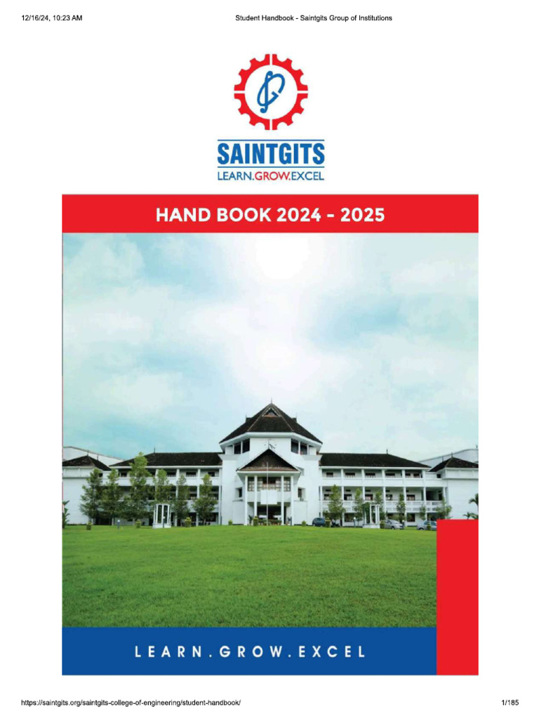 Saintgits College of Engineering, Kottayam | PDF