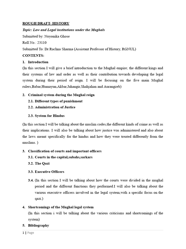 Rough Draft - History | PDF