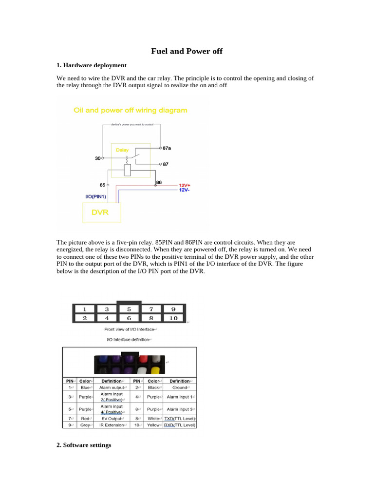 Fuel and Power Control Setup Guide | PDF