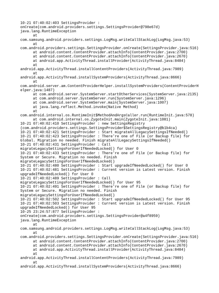 Settings Provider | PDF | Software | Proprietary Software