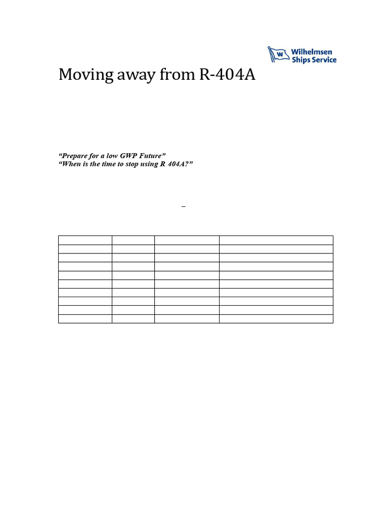 Transitioning from R-404A to R-407F | PDF | Building Automation ...