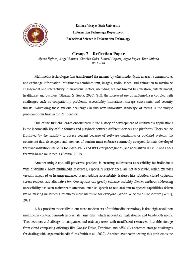 Group 7 Reflection Paper | PDF | Computer Security | Security
