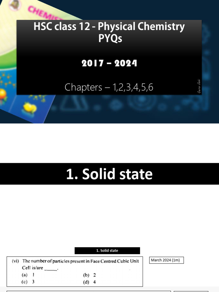 Physical Chem Pyqs Pdf Chemical Equilibrium Chess Theory