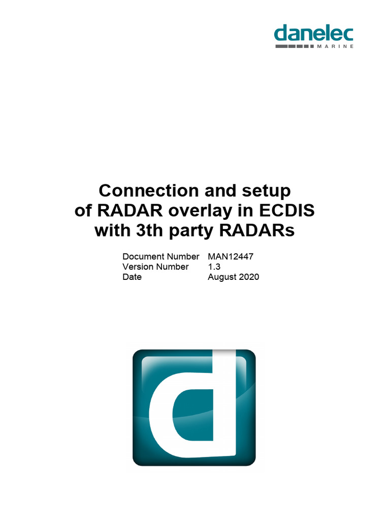 RADAR Overlay Setup in ECDIS Guide | PDF | Radar | Coaxial Cable