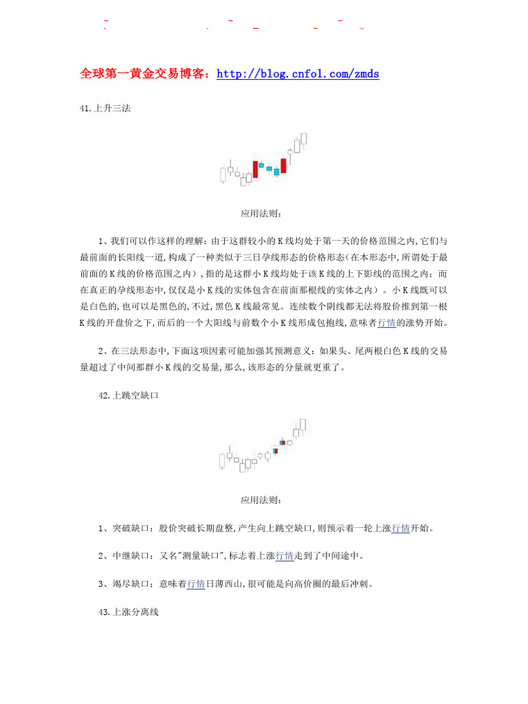 K线图经典图解：75个K线组合图解分析（二） | PDF
