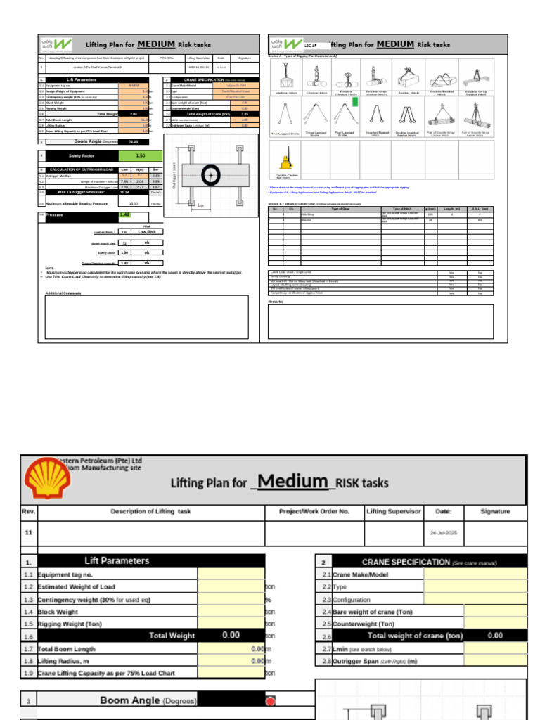 Air Compressor Lifting Plan Details | PDF | Crane (Machine)