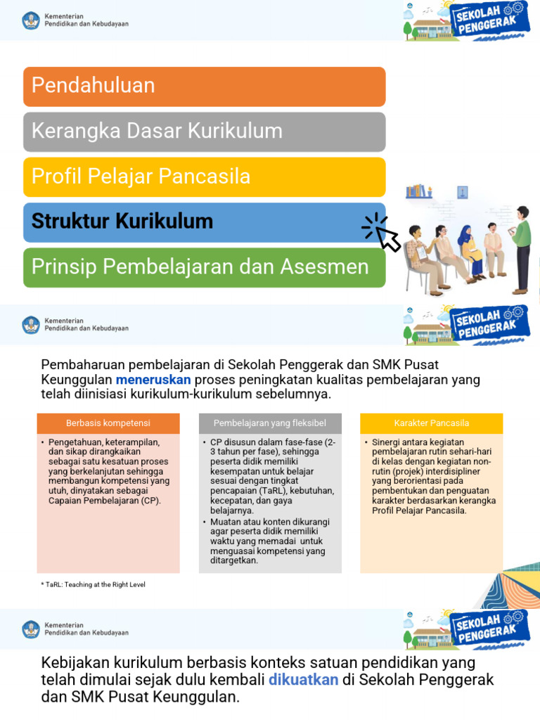 Struktur Kurikulum SD Sekolah Penggerak | PDF