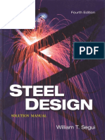 Steel Design Solution Manual - 4th Ed - Segui