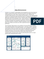 Health Informatics: Lecture 4: Understanding Clinical Processes