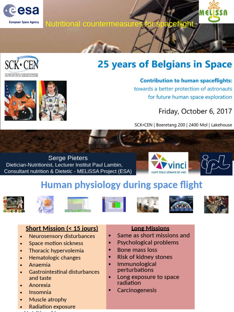 Nutritional Countermeasures in Space | PDF | Space Programs | Human ...