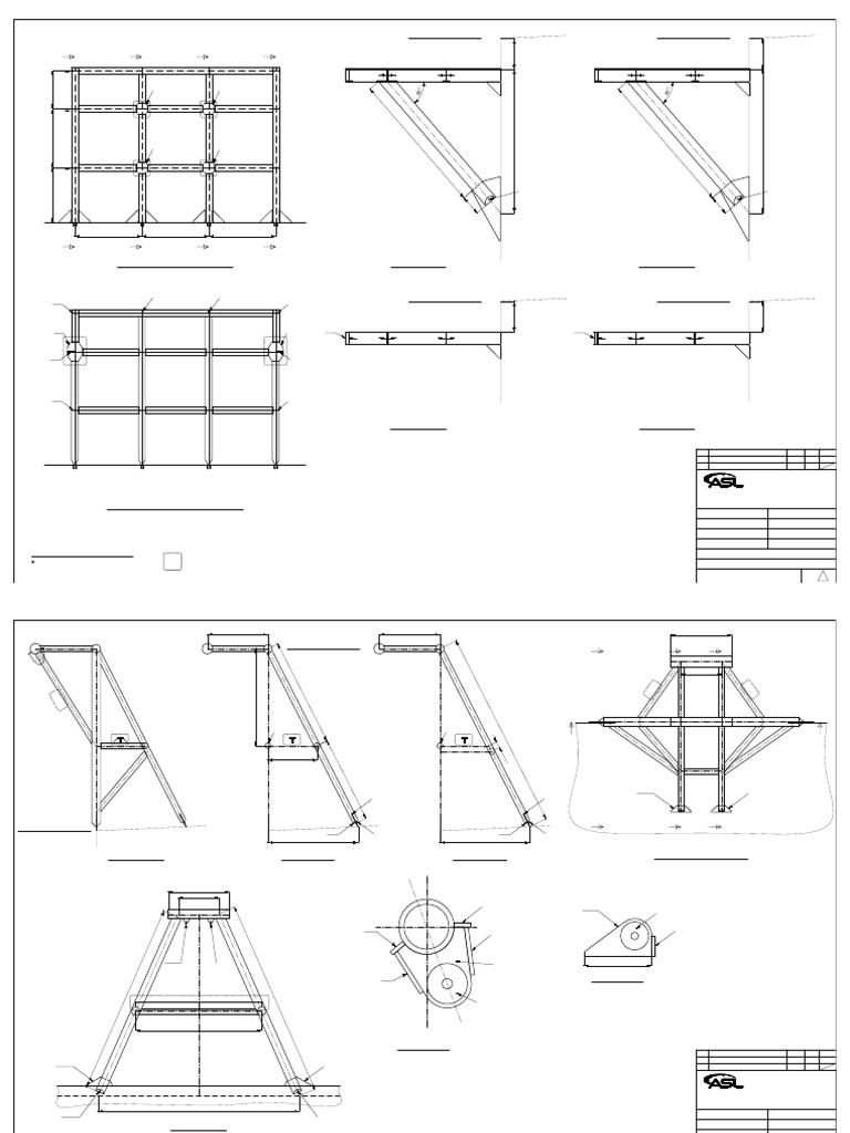Riser Balcony Structural Drawing | PDF